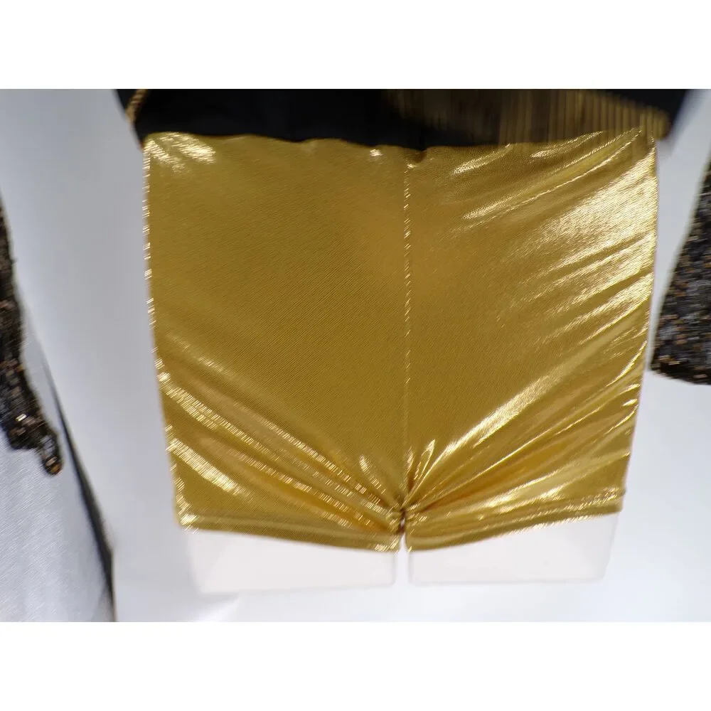 Pre-Owned Dance Costume Curtain Call J5264 XL Child Gold Jazz